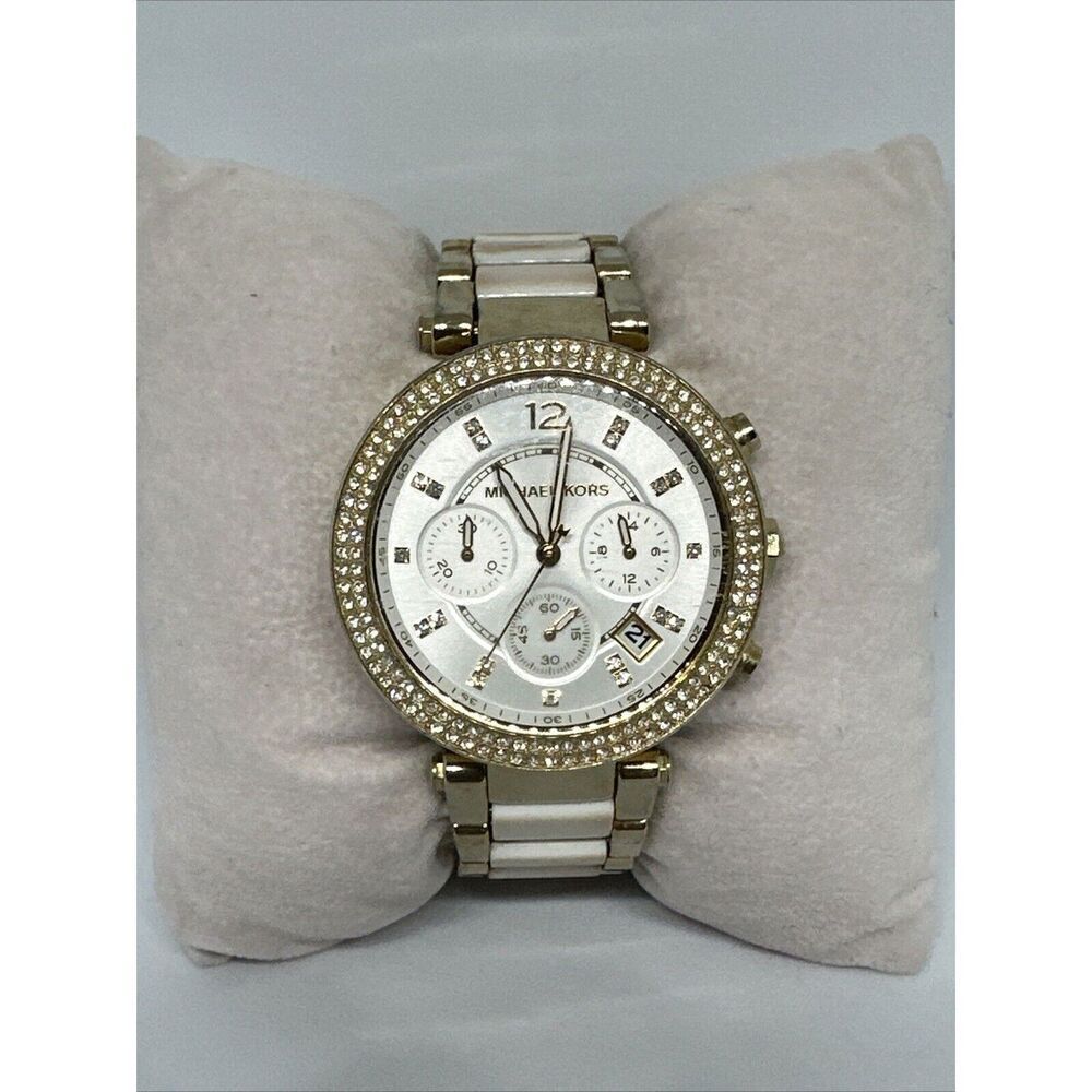 Michael Kors Parker MK5865 Women Stainless Steel Analog Dial Quartz Watch HME434